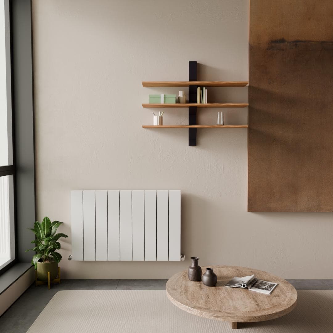 Cordoba Aluminium Design Radiator, 600x850, Horizontal, WHITE