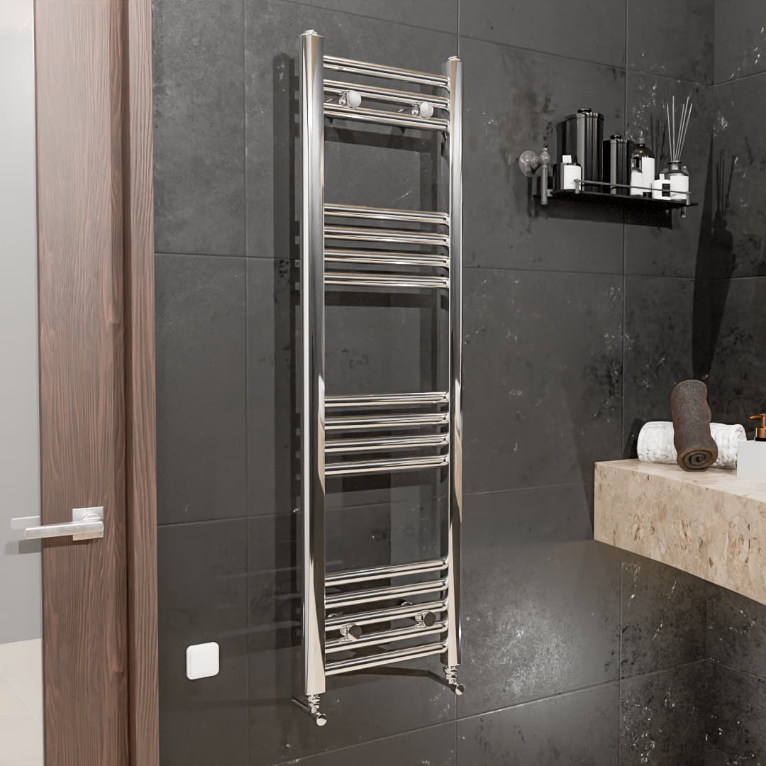 Pozo Towel Warmer Straight 300x1000 CHROME