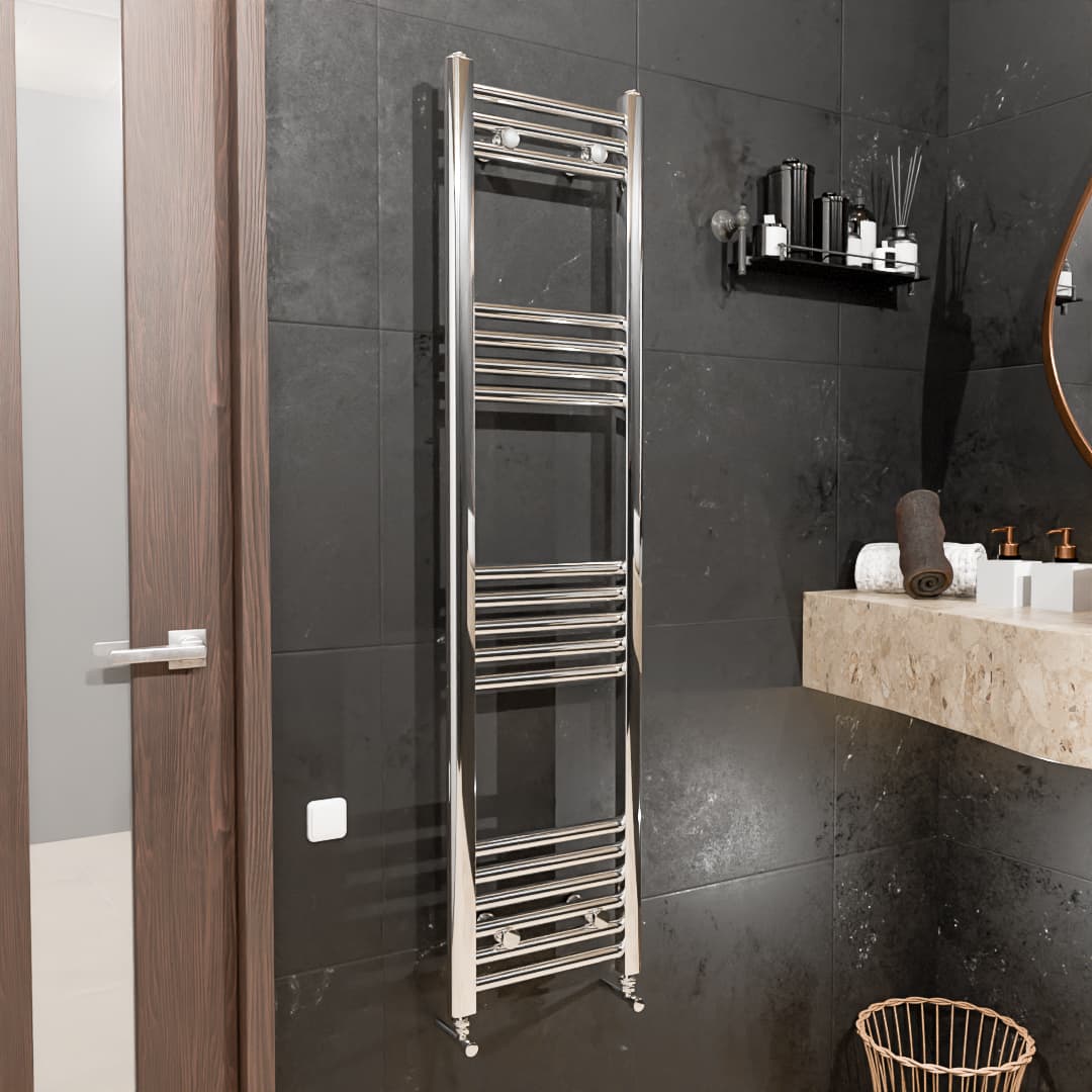 Pozo Towel Warmer Straight 300x1200 CHROME