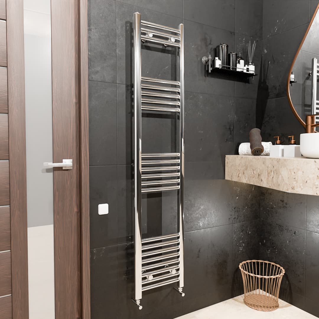 Pozo Towel Warmer Straight 300x1400 CHROME