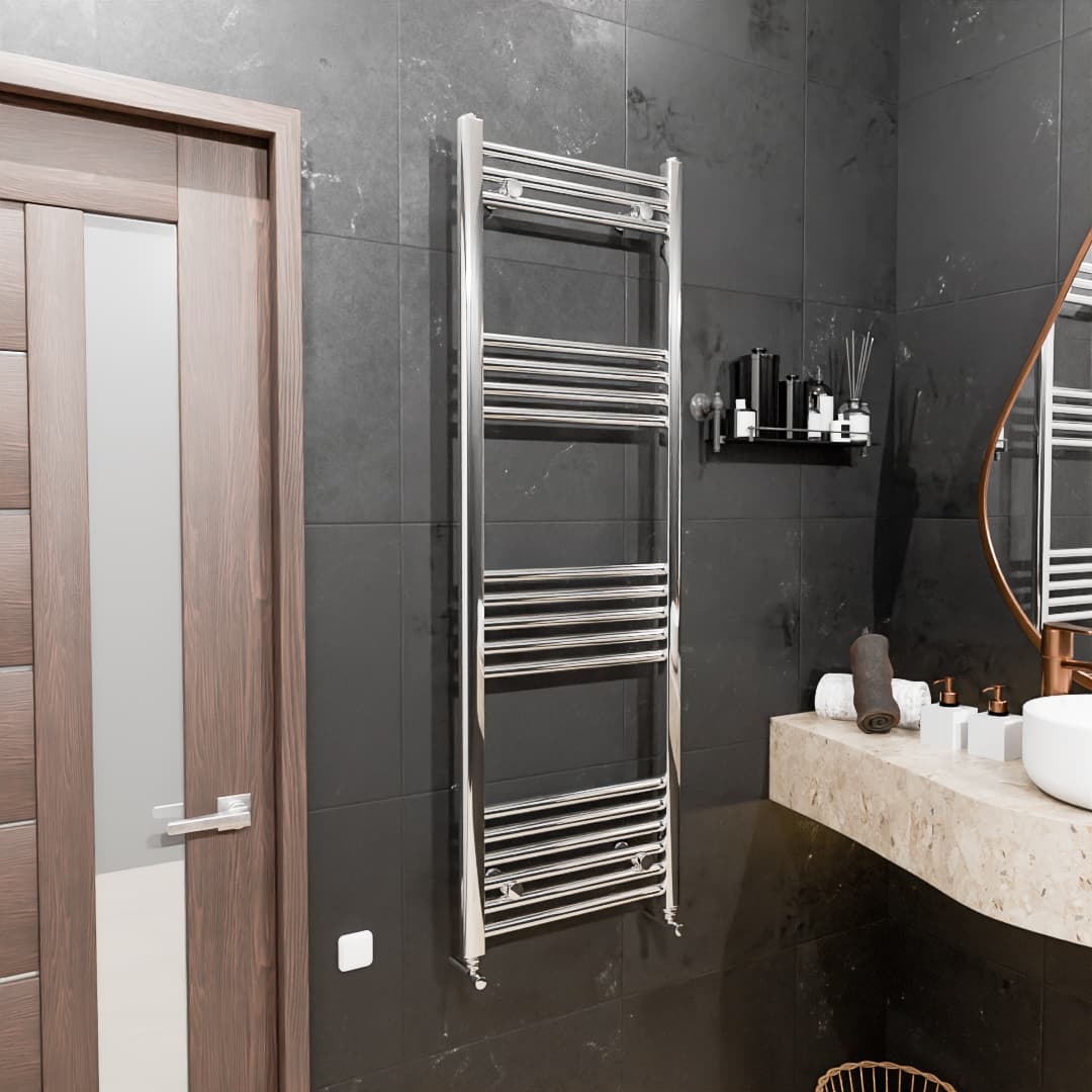 Pozo Towel Warmer Straight 400x1200 CHROME