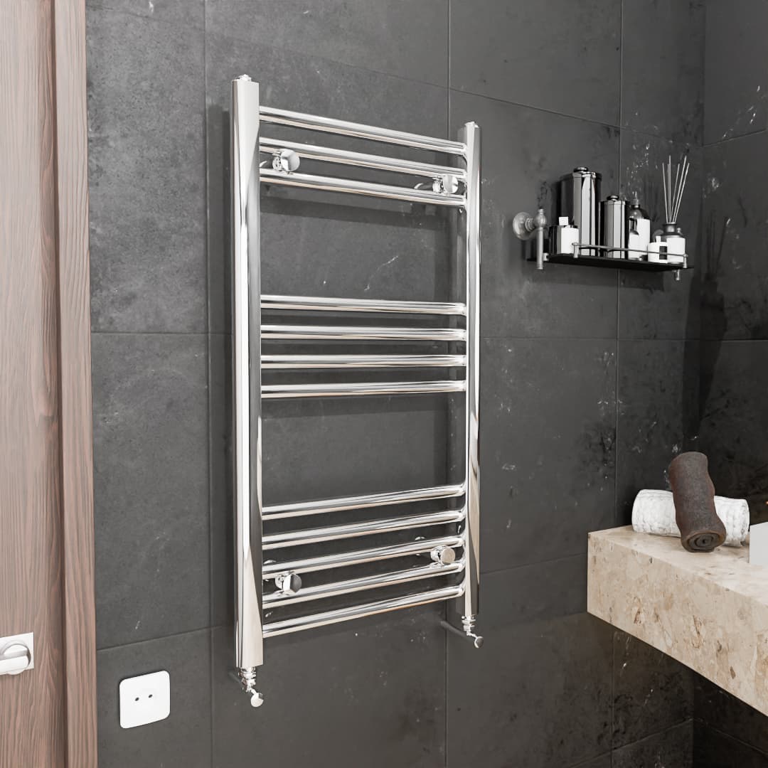 Pozo Towel Warmer Straight 400x800 CHROME