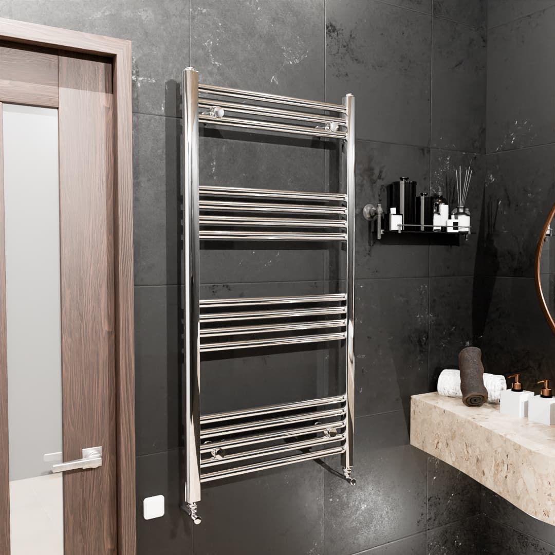 Pozo Towel Warmer Straight 500x1000 CHROME