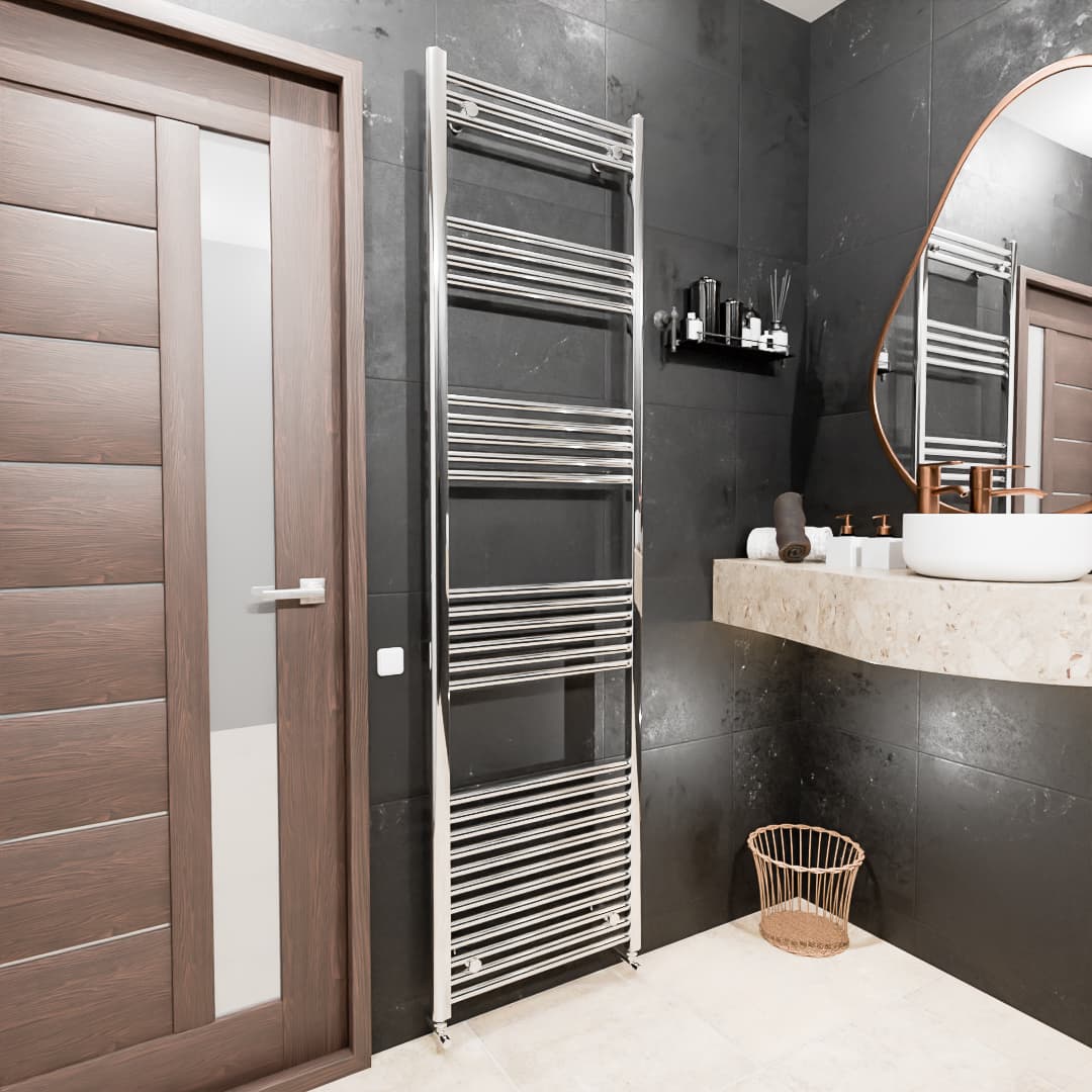 Pozo Towel Warmer Straight 500x1800 CHROME