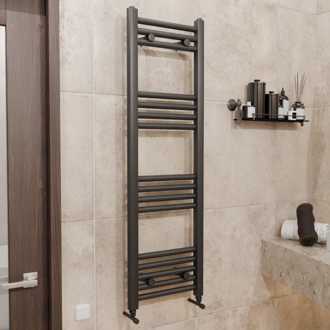 Pozo Towel Warmer Straight 300x1000 MATTE ANTHRACITE