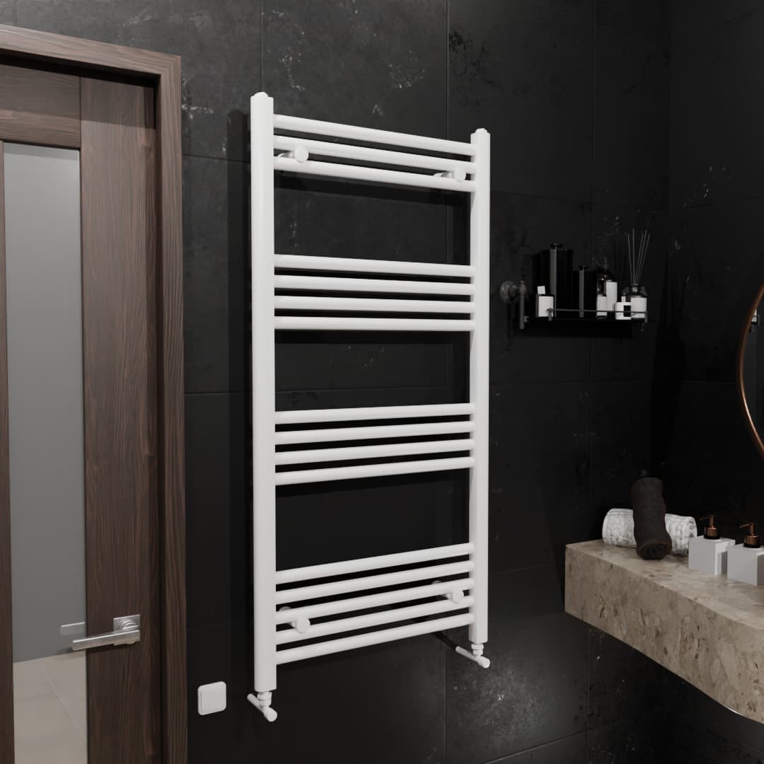 Pozo Towel Warmer Straight 500x1000 WHITE