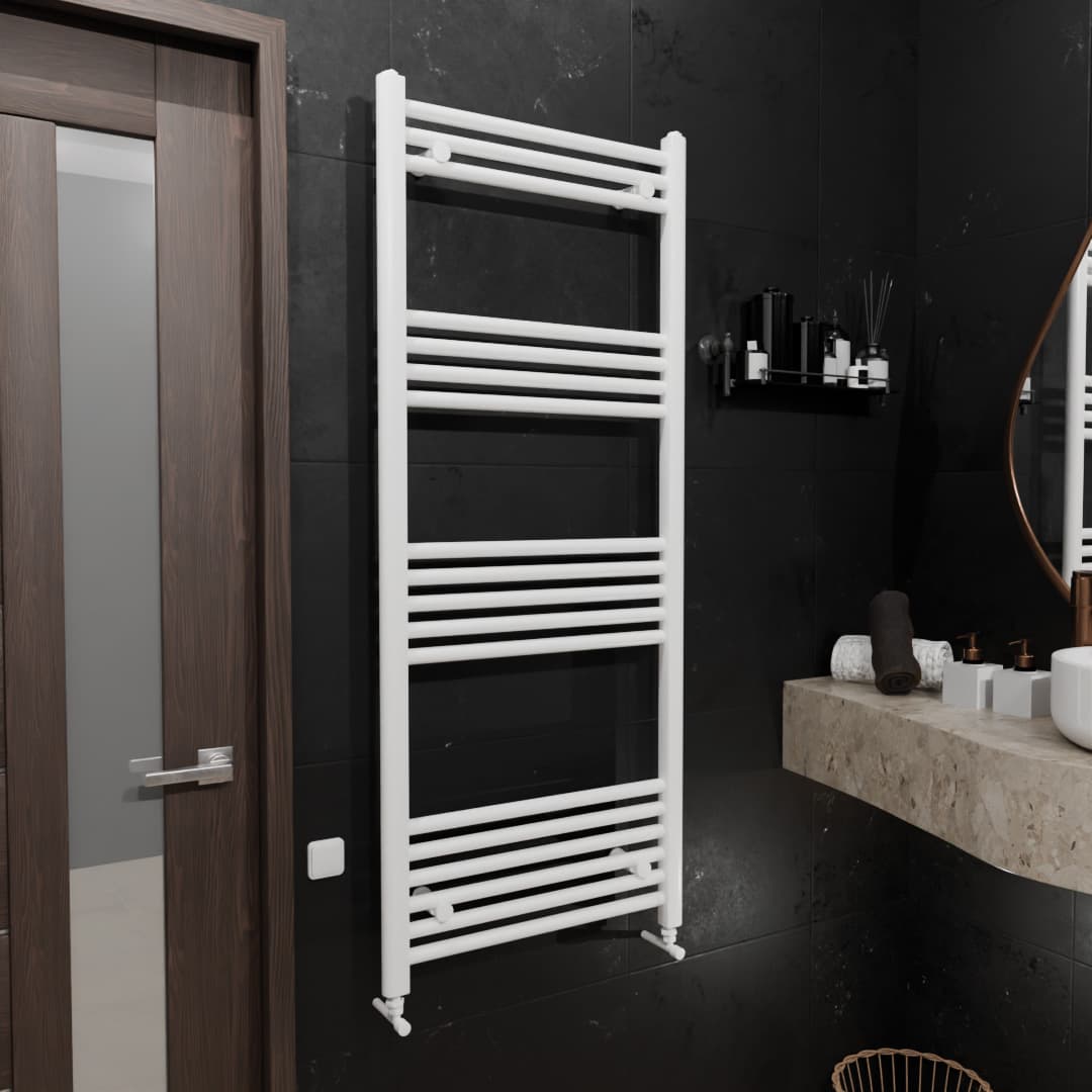 Pozo Towel Warmer Straight 500x1200 WHITE