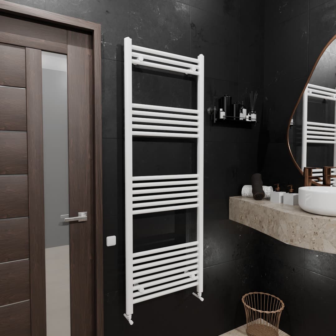 Pozo Towel Warmer Straight 500x1400 WHITE