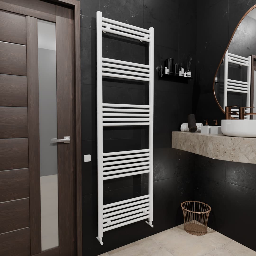 Pozo Towel Warmer Straight 500x1600 WHITE