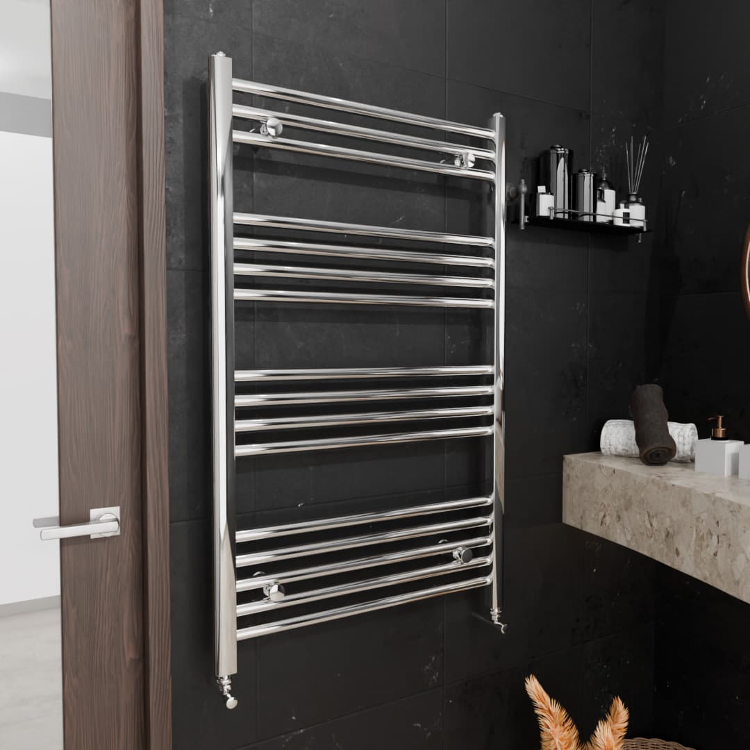 Pozo Towel Warmer Straight 600x1000 CHROME
