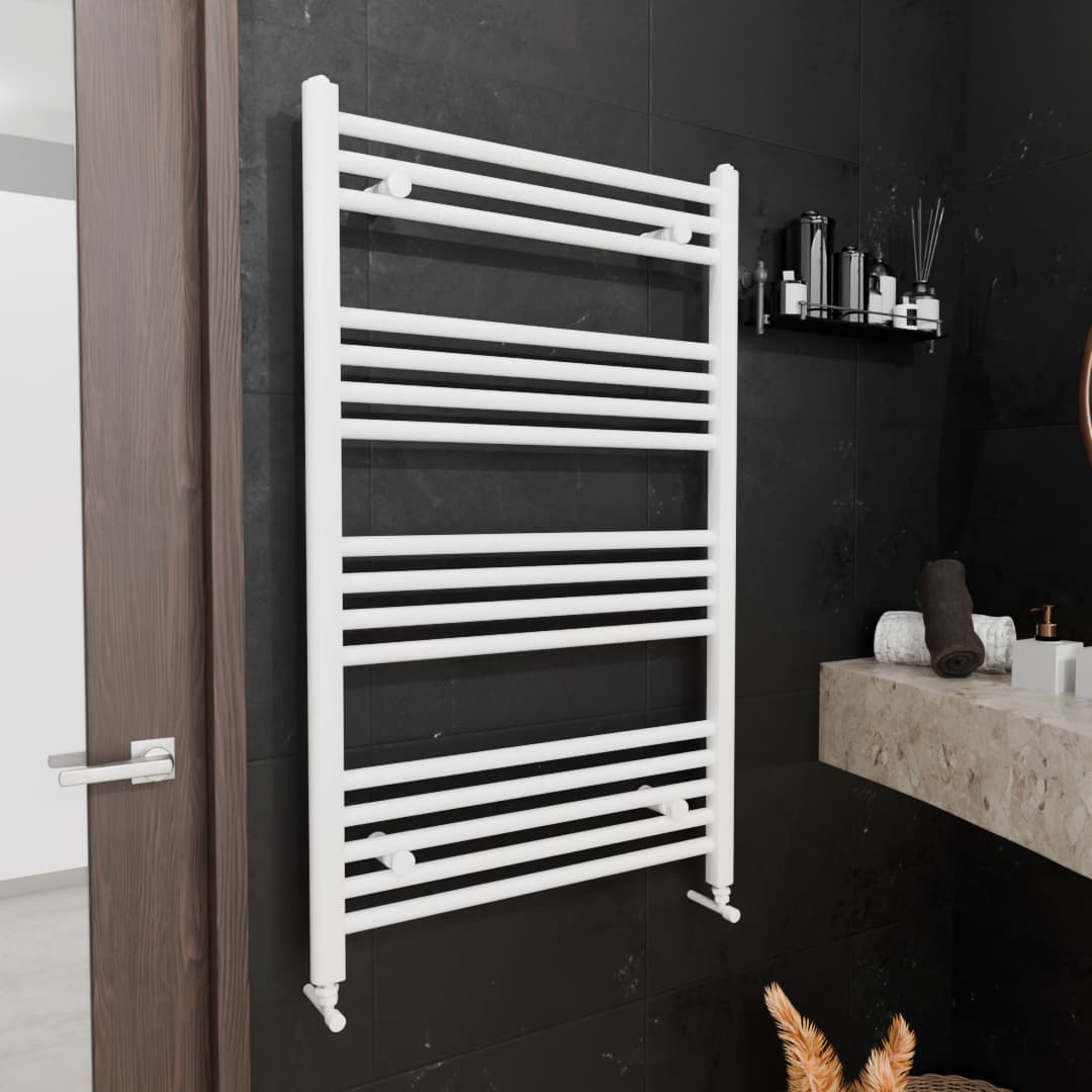 Pozo Towel Warmer Straight 600x1000 WHITE