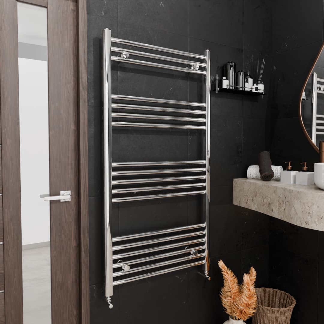 Pozo Towel Warmer Straight 600x1200 CHROME
