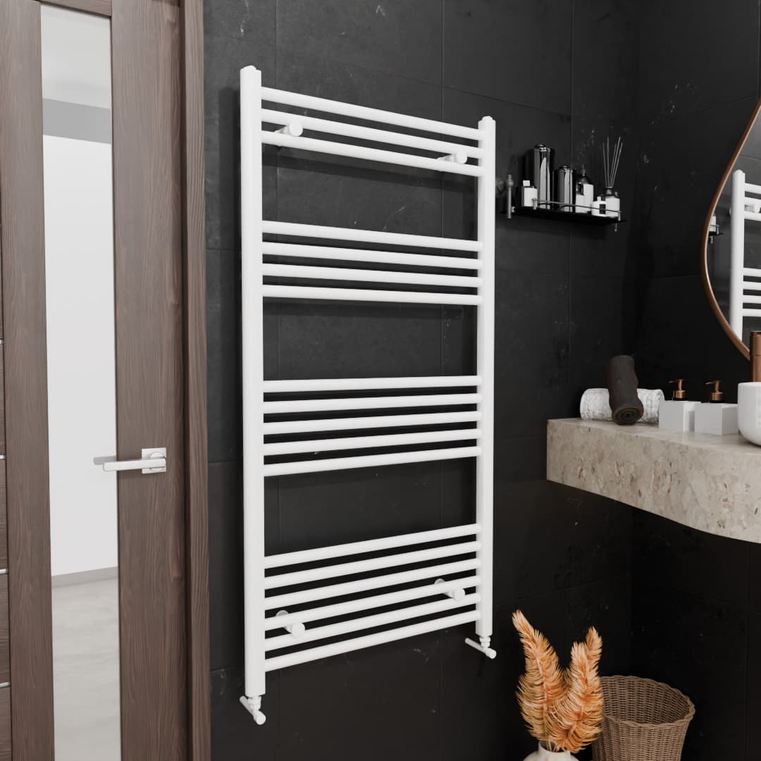 Pozo Towel Warmer Straight 600x1200 WHITE