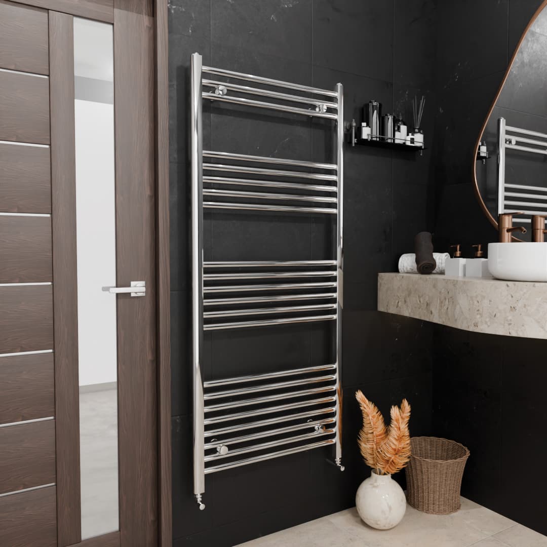 Pozo Towel Warmer Straight 600x1400 CHROME