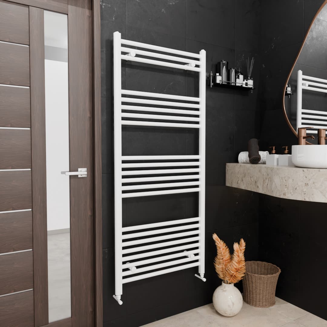 Pozo Towel Warmer Straight 600x1400 WHITE