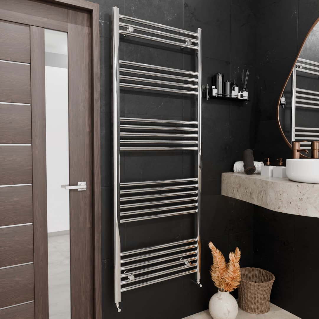 Pozo Towel Warmer Straight 600x1600 CHROME