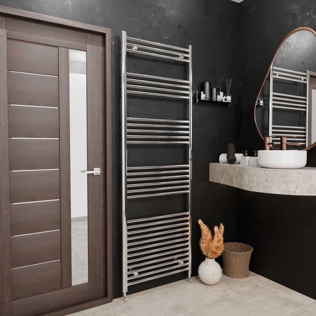 Pozo Towel Warmer Straight 600x1800 CHROME