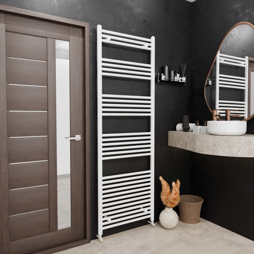 Pozo Towel Warmer Straight 600x1800 WHITE