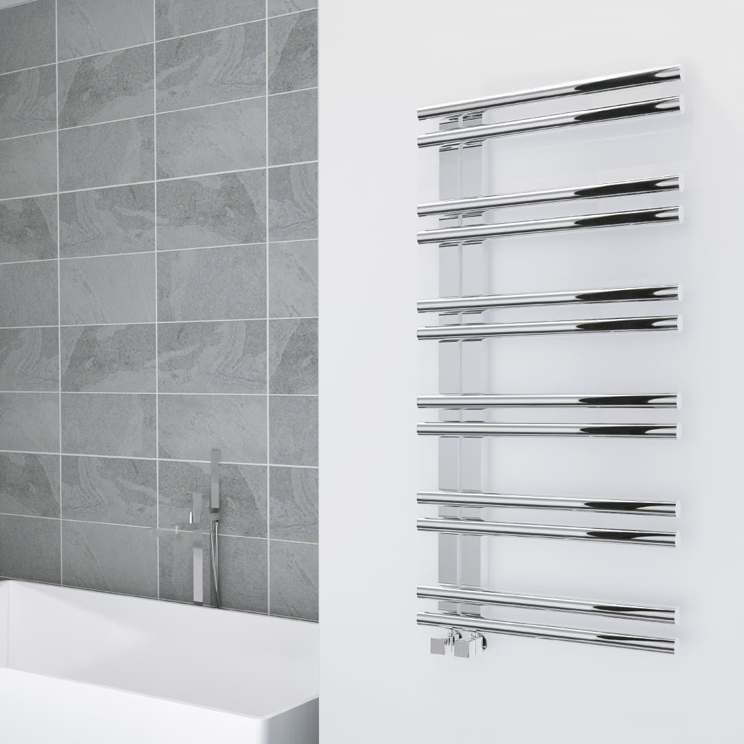 Zamora Stainless Steel Towel Warmer 500x1200 Polished Chrome