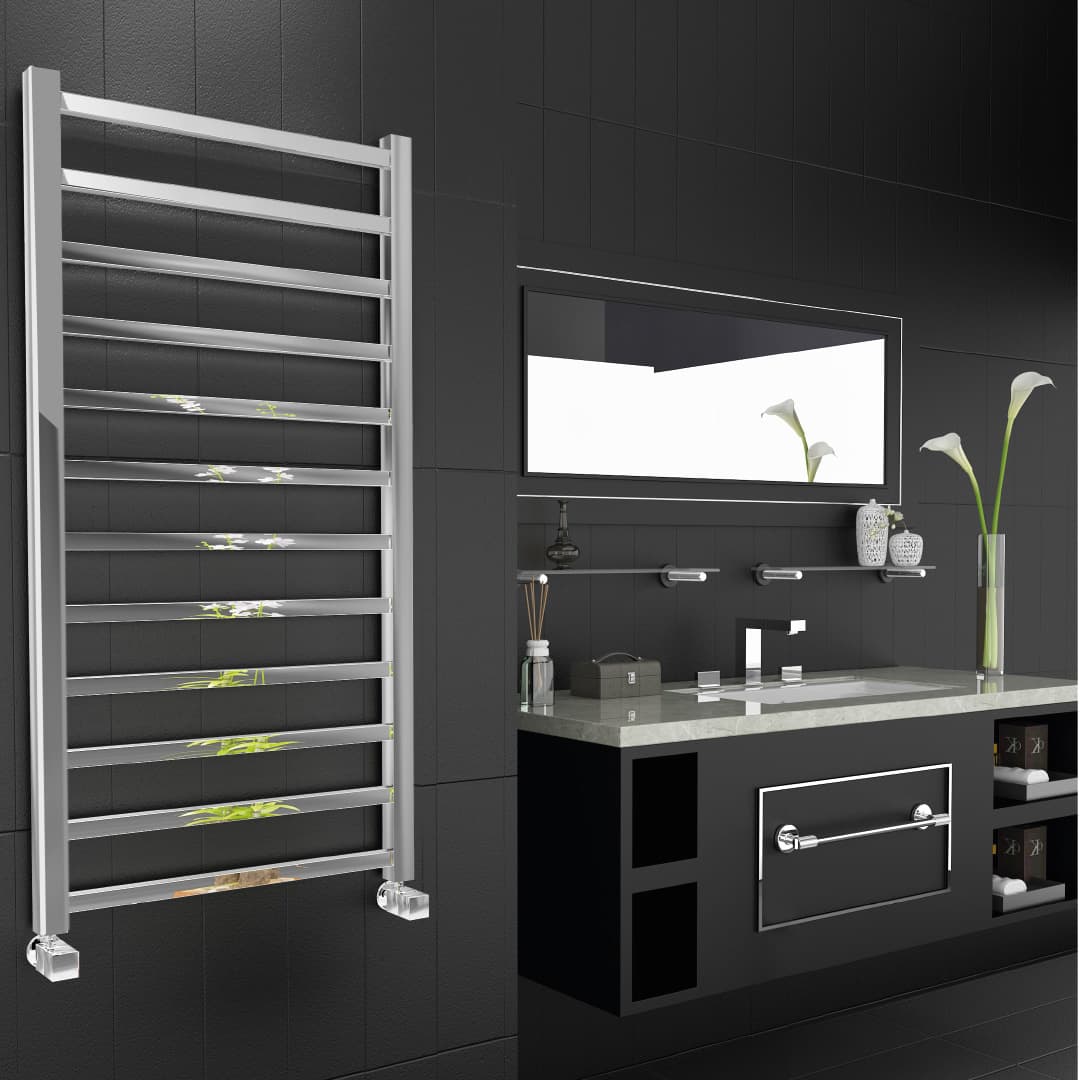Arta Steel Designer Towel Warmer 500x1000 Chrome