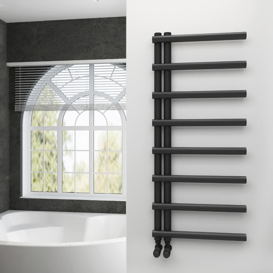 MASSA Steel Designer Towel Warmer 500x1150 Anthracite