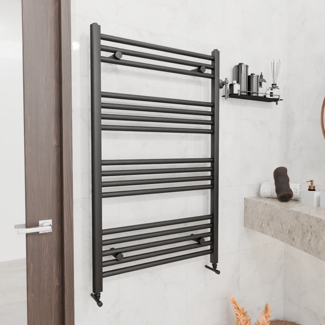 Pozo Towel Warmer Straight 600x1000 MATTE BLACK
